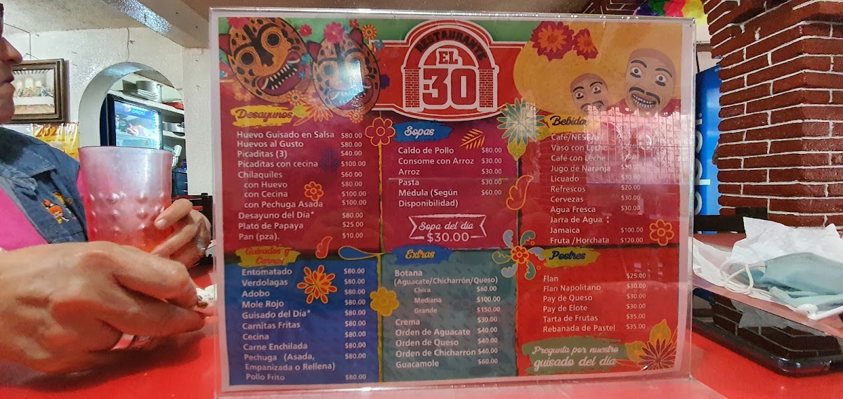 Restaurant El 30 Menu - Image 2