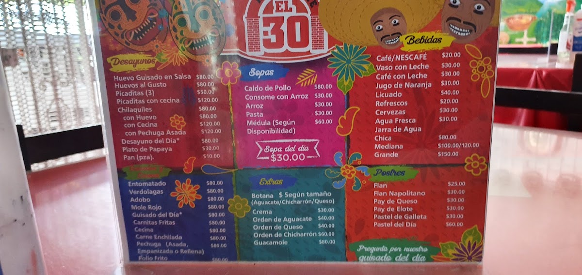 Restaurant El 30 Menu - Image 4